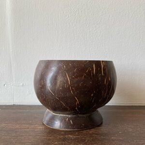 Rustic Brown Handmade Coconut Shell Bowl